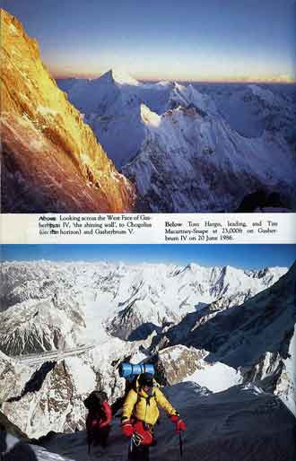 
Gasherbrum IV At Sunset With Chogolisa, Tom Hargis And Tim Macartney-Snape At 7000m On Gasherbrum IV June 20, 1986 - Thin Air Encounters In The Himalaya book
